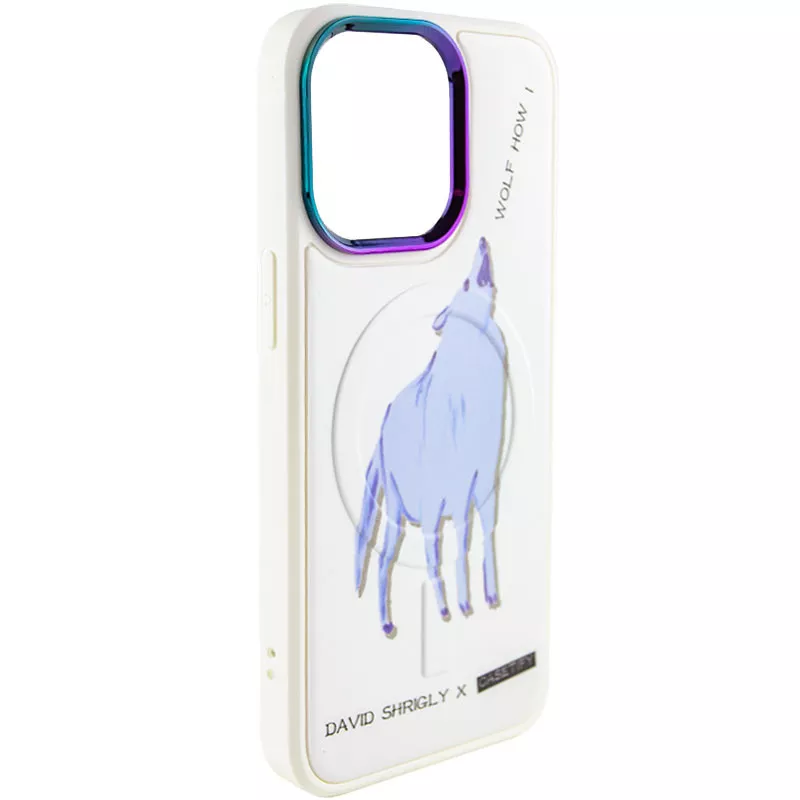 TPU+PC чехол Funny pictures with MagSafe для Apple iPhone 13 Pro Max (6.7"), Wolf
