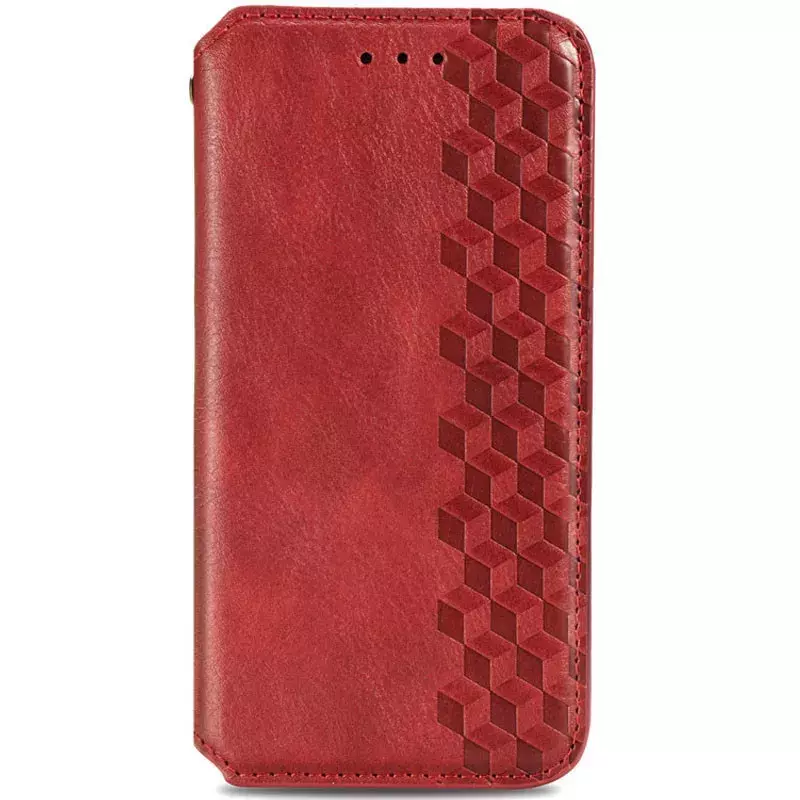 Кожаный чехол книжка GETMAN Cubic (PU) для Xiaomi 11T / 11T Pro, Красный