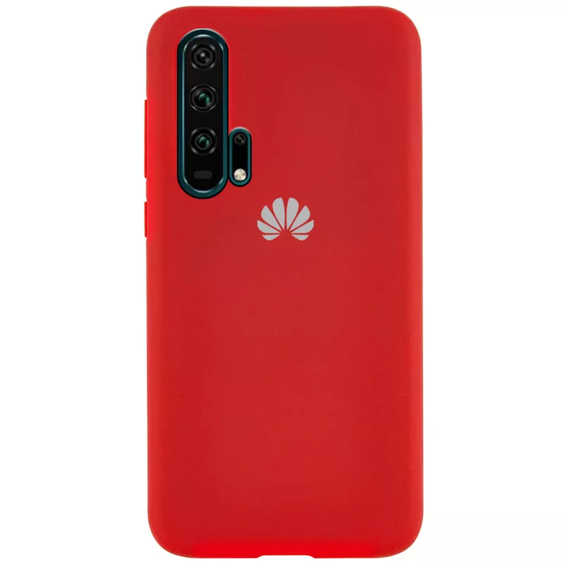Чехол Silicone Cover Full Protective (AA) для Huawei Honor 20 Pro, Красный / Red