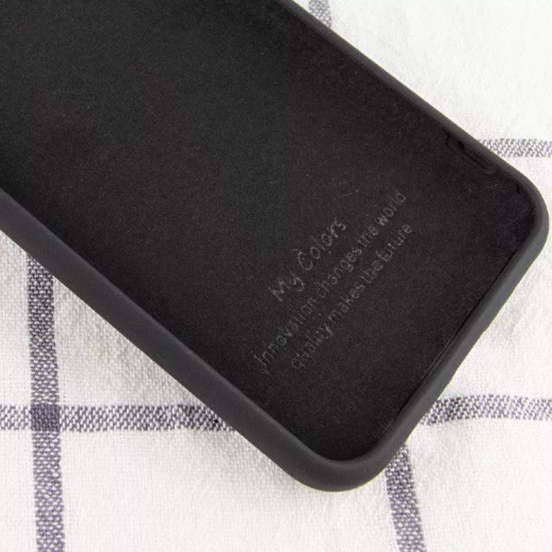 Чехол Silicone Cover Full without Logo (A) для Xiaomi Mi 10T / Mi 10T Pro, Черный / Black