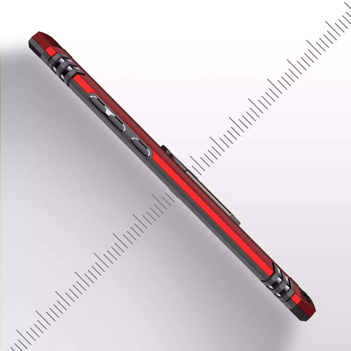 Ударопрочный чехол Serge Ring for Magnet для Xiaomi Redmi K20 / K20 Pro / Mi9T / Mi9T Pro, Красный
