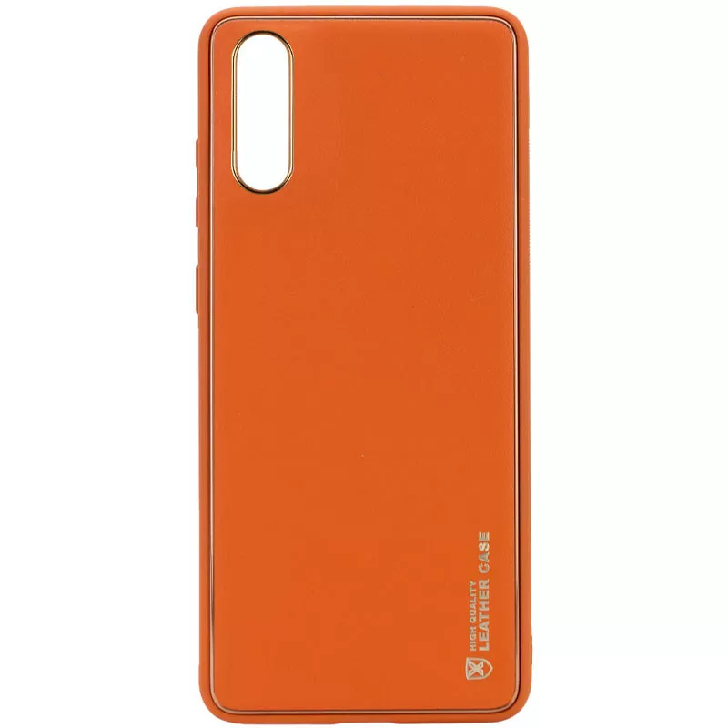 Кожаный чехол Xshield для Samsung Galaxy A50 (A505F) / A50s / A30s, Оранжевый / Apricot