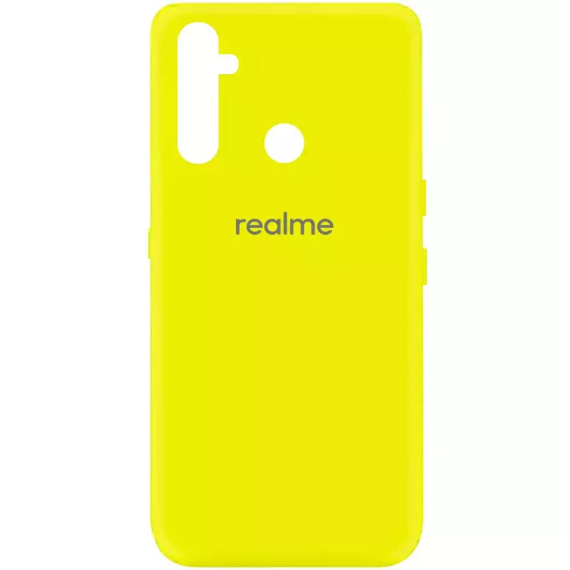 Чехол Silicone Cover My Color Full Protective (A) для Realme C3 / 5i, Желтый / Flash