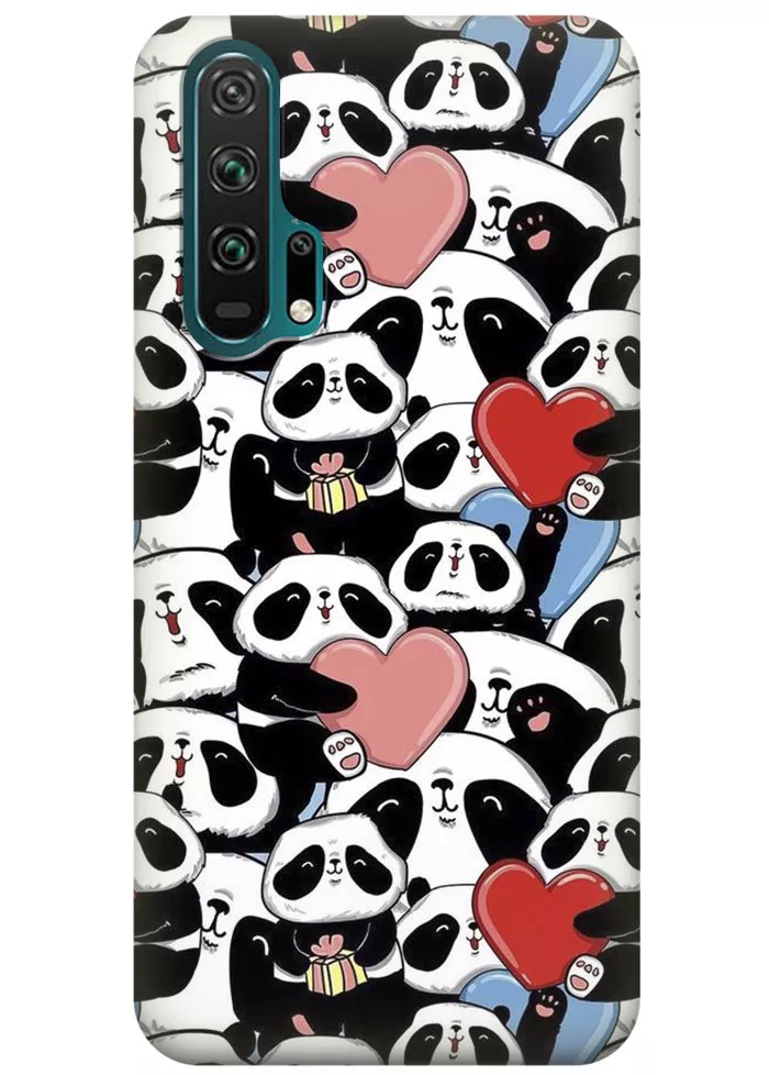 Чехол для Huawei Honor 20 Pro - Милые панды
