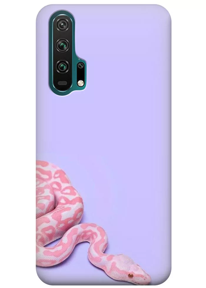 Чехол для Huawei Honor 20 Pro - Розовая змея