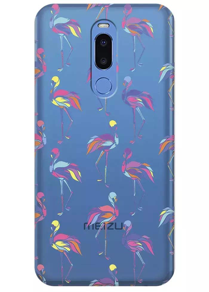 Чехол для Meizu M8 Note - Экзотические птицы
