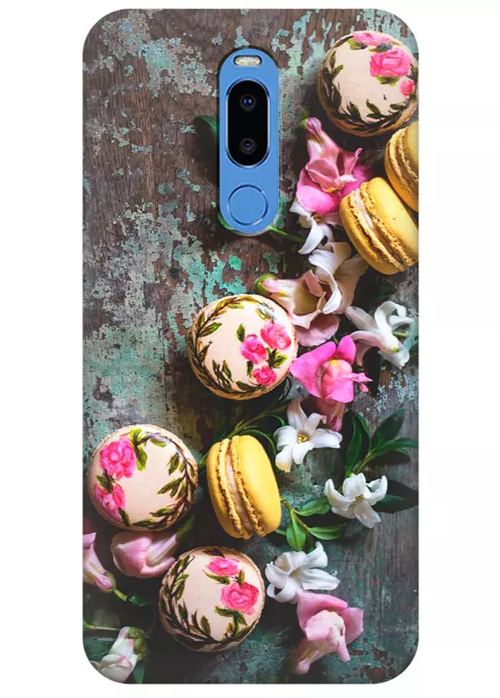 Чехол для Meizu M8 Note - Цветочные макаруны