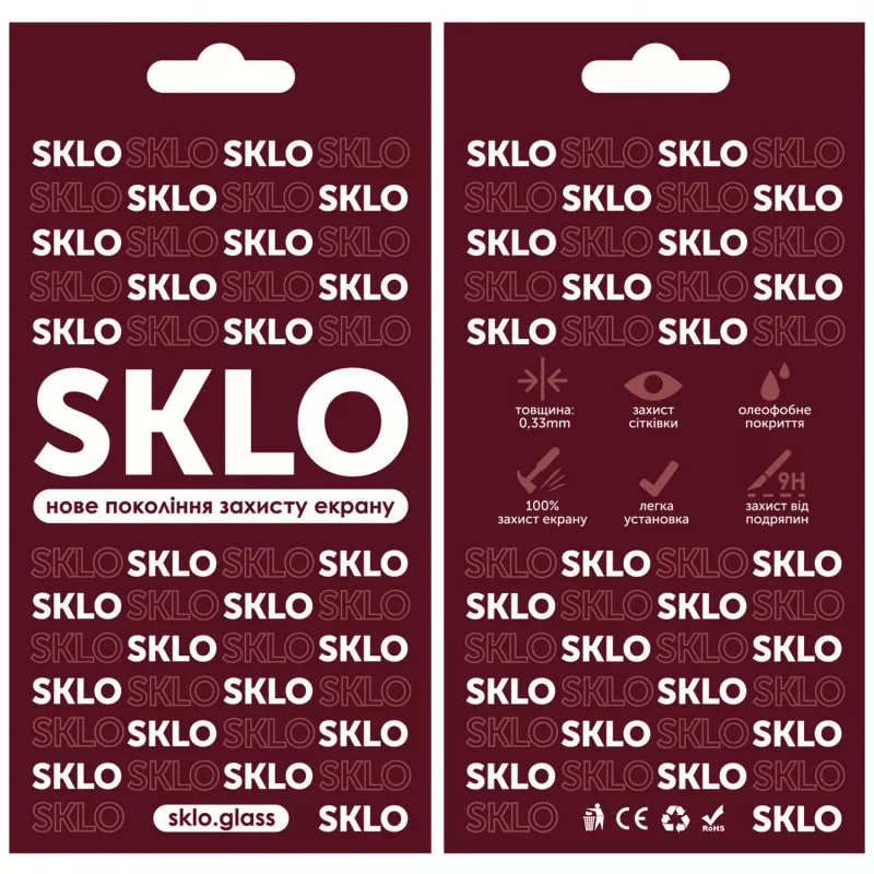 Защитное стекло SKLO 3D (full glue) для Xiaomi Redmi Note 10 Pro 5G / Poco X3 GT, Черный