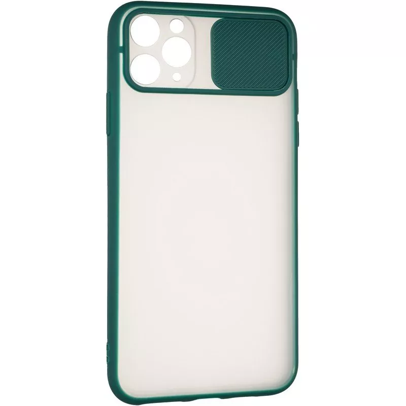 Gelius Slide Camera Case for iPhone 11 Pro Max Green