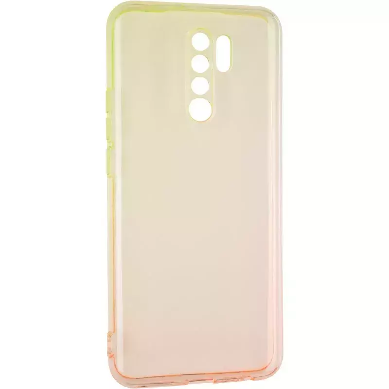 Чехол Ultra Gradient Case для Xiaomi Redmi 9 Yellov/Pink