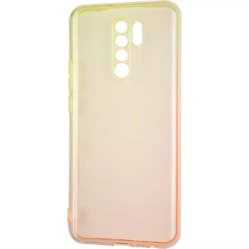 Чехол Ultra Gradient Case для Xiaomi Redmi 9 Yellov/Pink