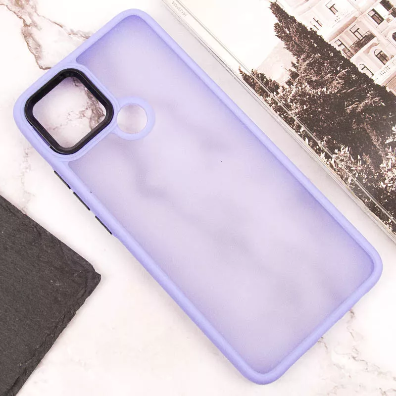 Чехол TPU+PC Lyon Frosted для Oppo A15, Purple