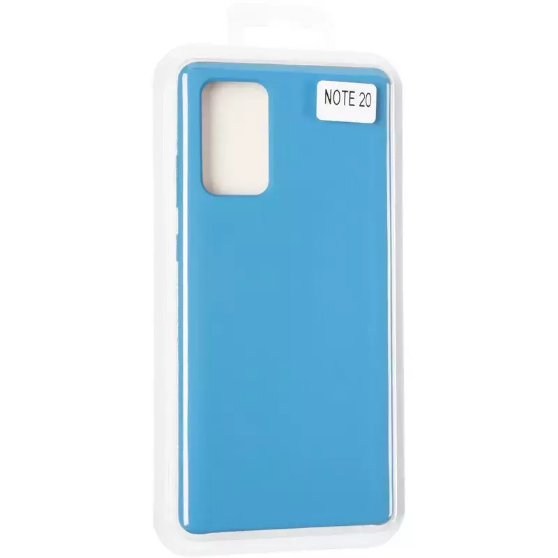Original 99% Soft Matte Case for Samsung N980 (Note 20) Blue
