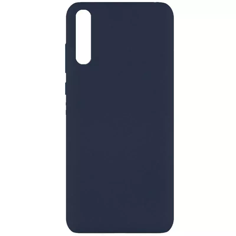 Чехол Silicone Cover Full without Logo (A) для Huawei Y8p || Huawei P Smart S, Синий / Midnight blue