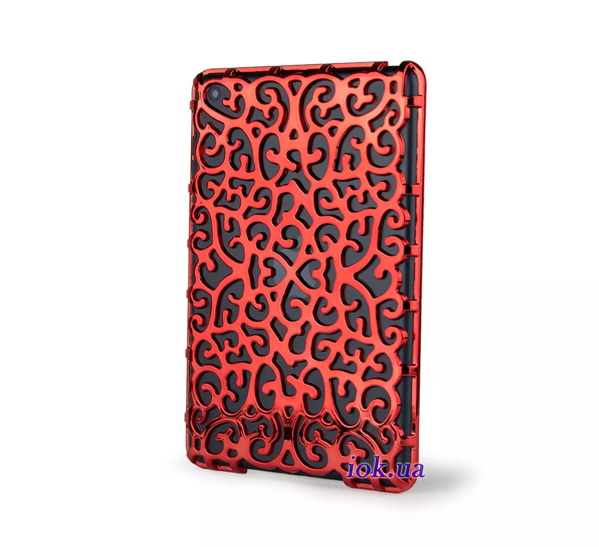 Красивый ажурный чехол для iPad Mini, красный