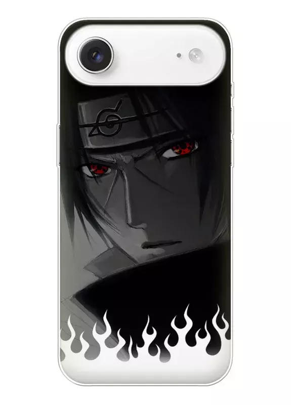Аниме чехол для Apple iPhone Air из силикона - Наруто Итачи в огне