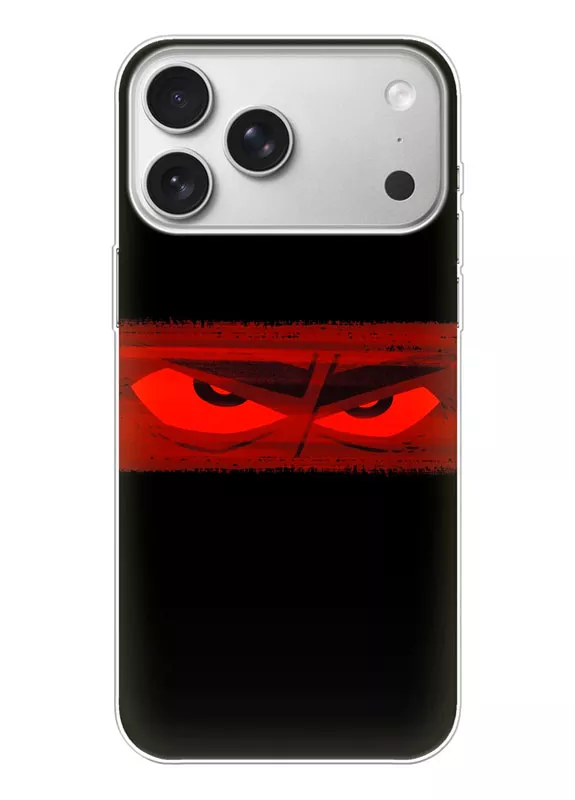 Чехол для Apple iPhone 17 Pro Max - Samurai Jack Самурай Джек кровавый взгляд