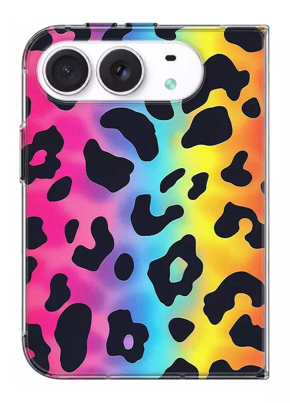 Apple iPhone Duo силиконовый чехол c зверинным паттерном - Дизайн 8