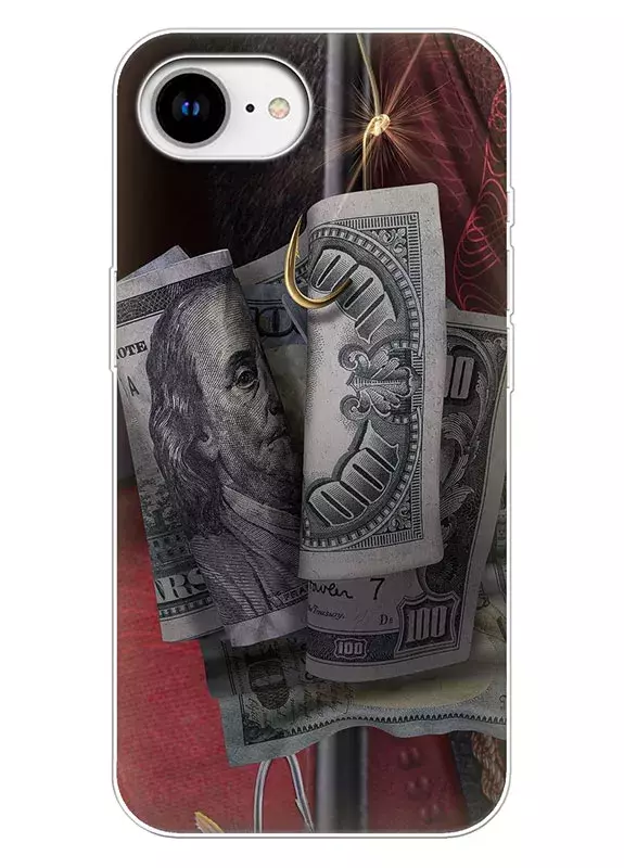 Силиконовый чехол для iPhone SE 4 / iPhone SE 2025 - Долари на гачку