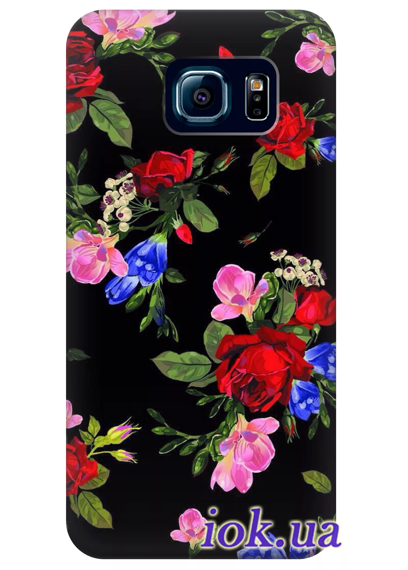Чехол для Galaxy S6 - Цветочная фантазия