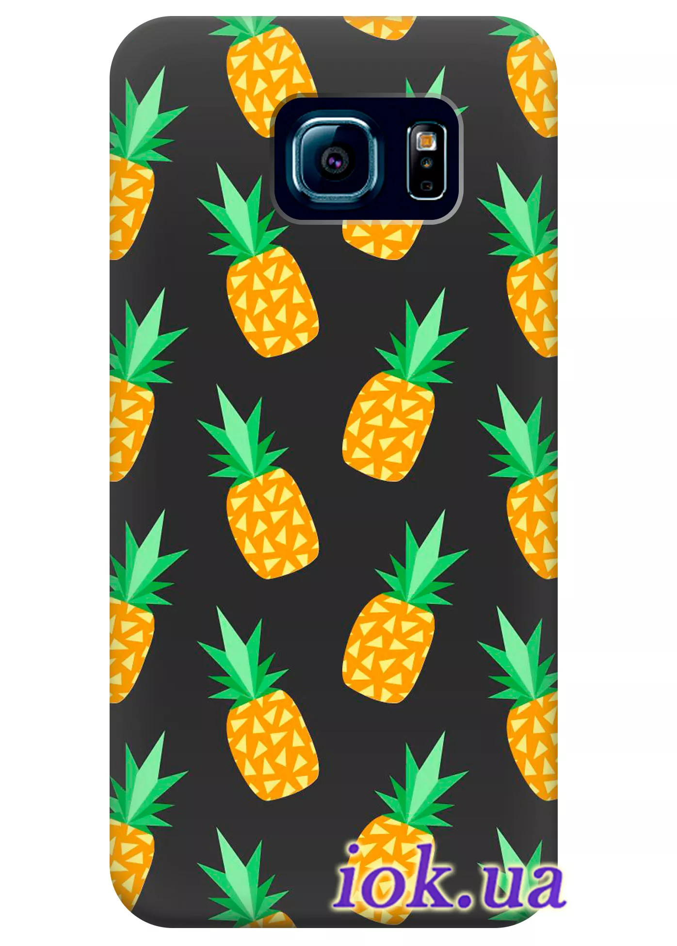 Чехол для Galaxy S6 Edge - Гавайские ананасы