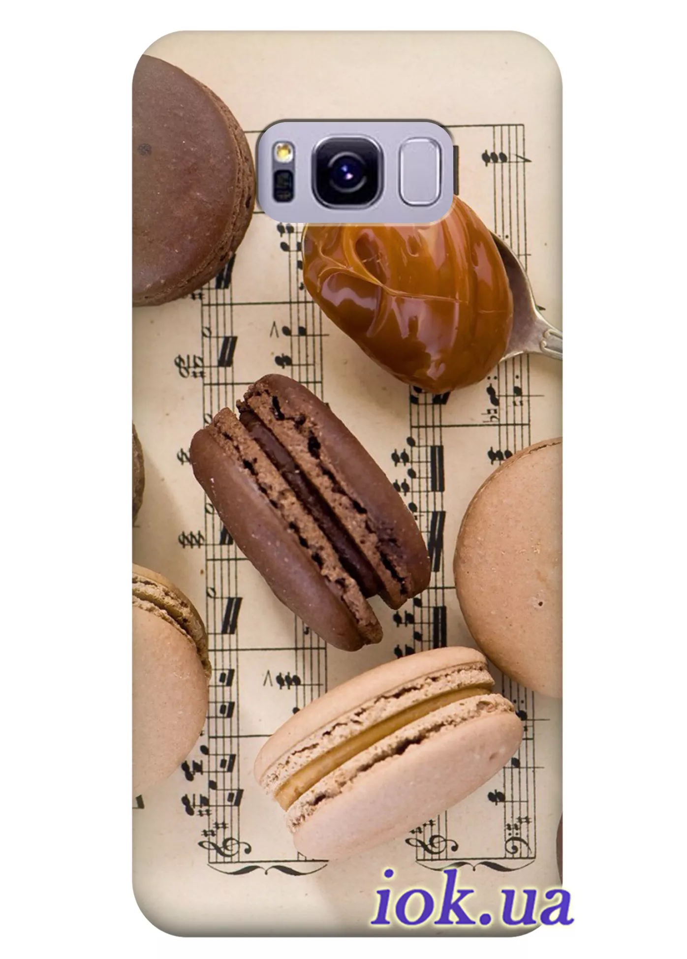 Чехол для Galaxy S8 Plus - Сладости на нотах