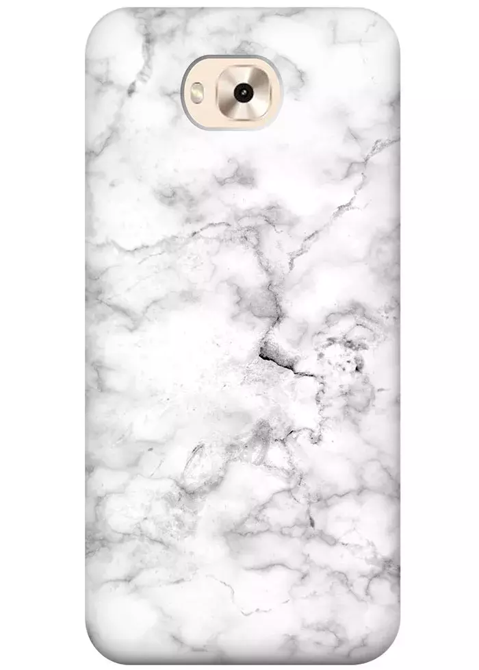 Чехол для Zenfone 4 Selfie ZD553KL - Белый мрамор