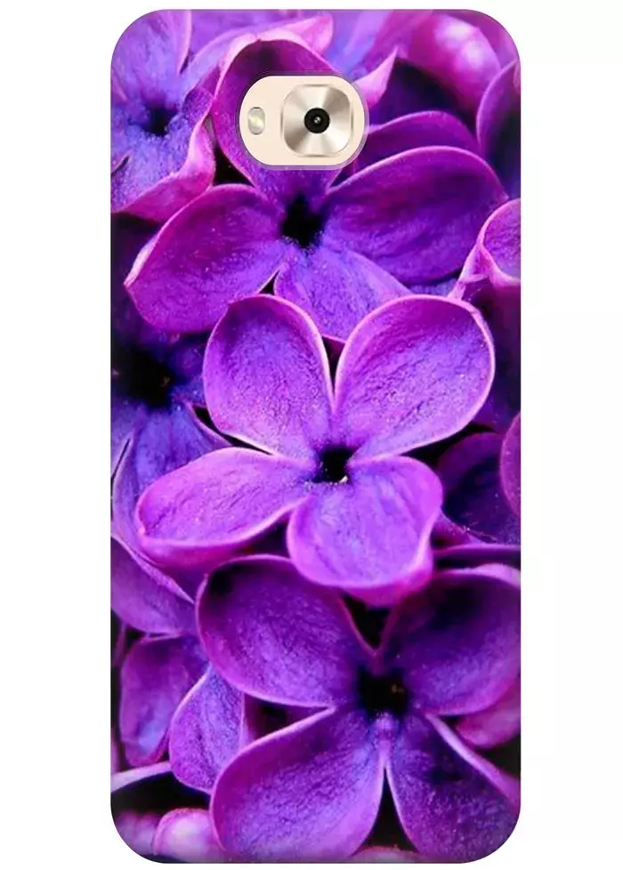 Чехол для Zenfone 4 Selfie ZD553KL - Цветочки сирени