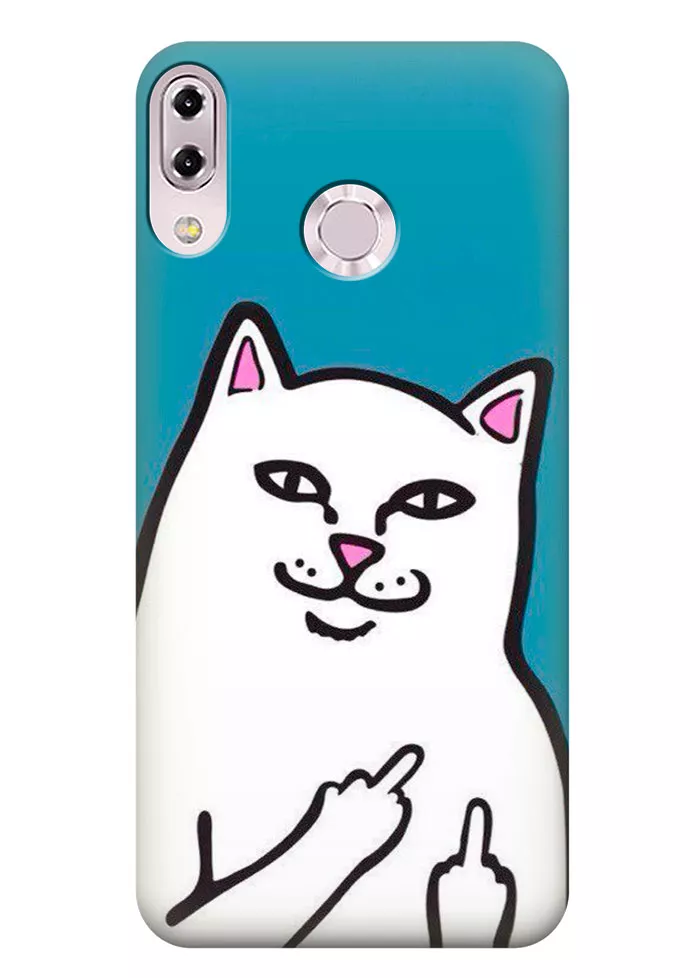 Чехол для ZenFone 5Z (zs620kl) - Кот с факами
