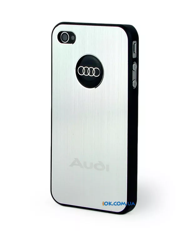 Чехол Audi для iPhone 4/4S, металлик | Поликарбонат