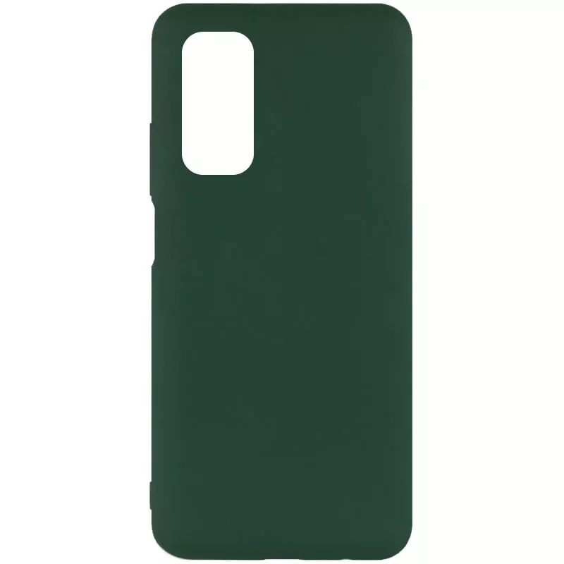 Чехол Silicone Cover Full without Logo (A) для Xiaomi Mi 10T / Mi 10T Pro, Зеленый / Dark green