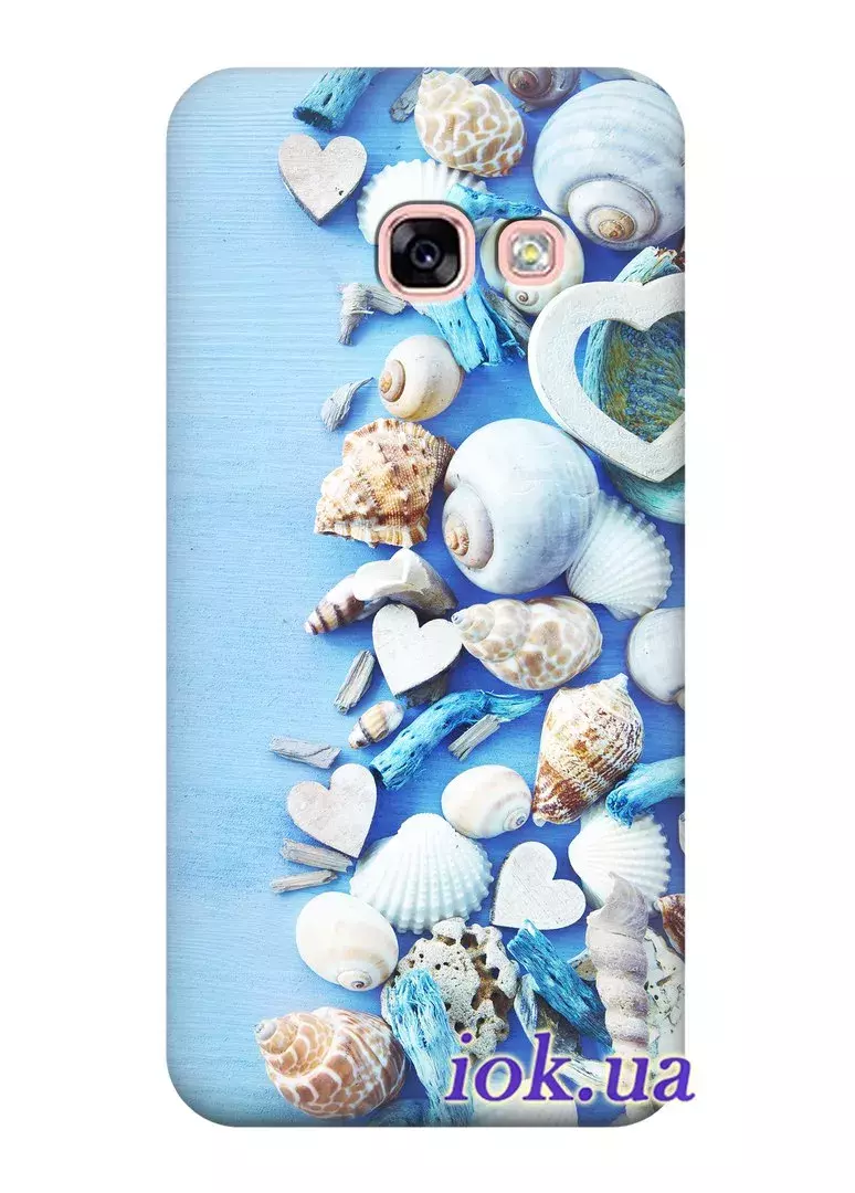Чехол для Galaxy A5 2017 - Морские ракушки