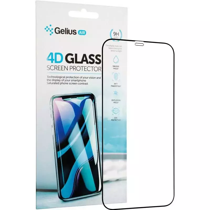 Защитное стекло Gelius Pro 4D for iPhone 12 Black