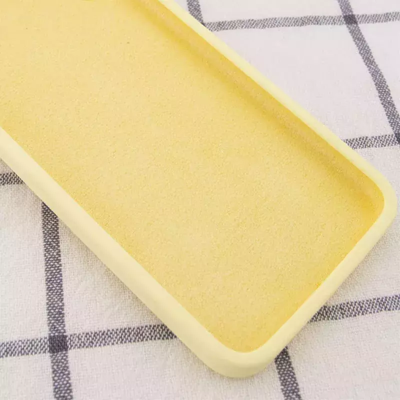 Чехол Silicone Case Square Full Camera Protective (AA) для Apple iPhone 11 Pro (5.8"), Желтый / Mellow Yellow
