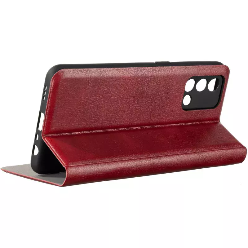 Book Cover Leather Gelius New for Oppo A74 Red