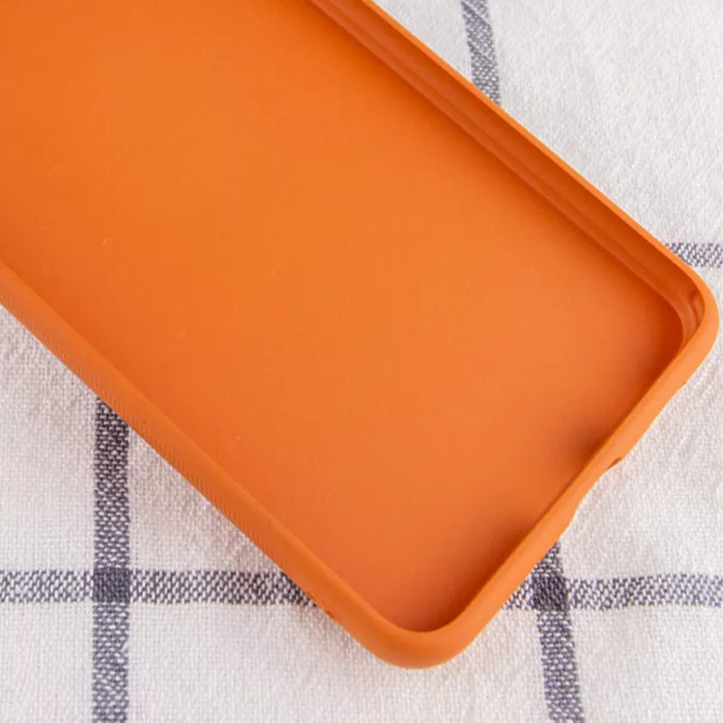 Кожаный чехол Xshield для Xiaomi Mi 11 Lite, Оранжевый / Apricot