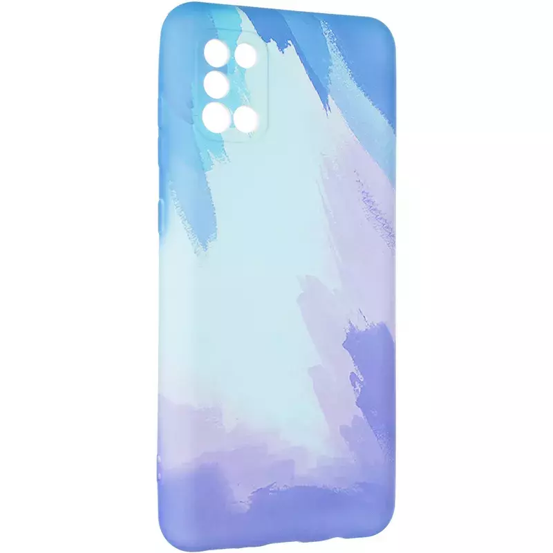 Watercolor Case for Samsung A315 (A31) Blue