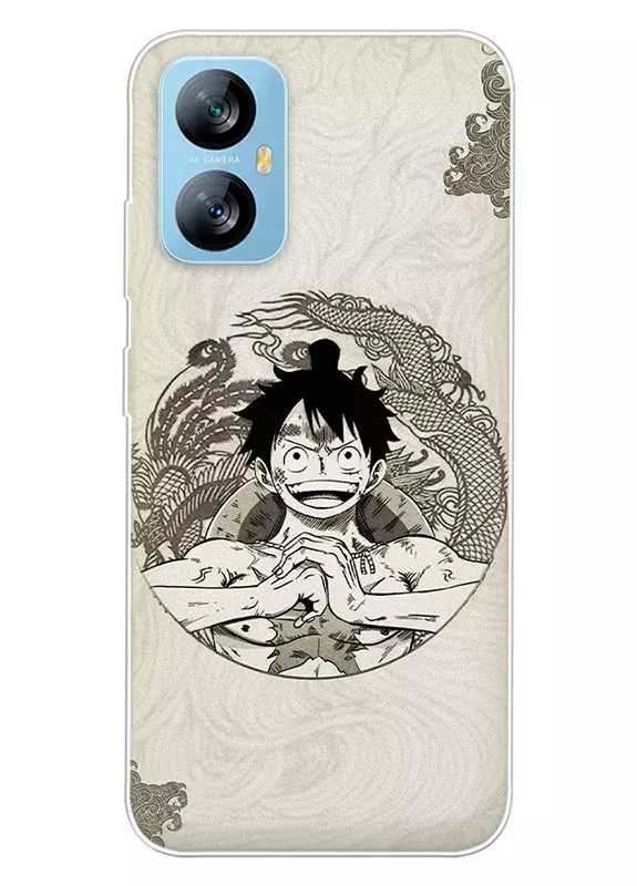 Blackview A52 чехол - Ван-Пис One Piece боевое приветствие дракона Луффи 