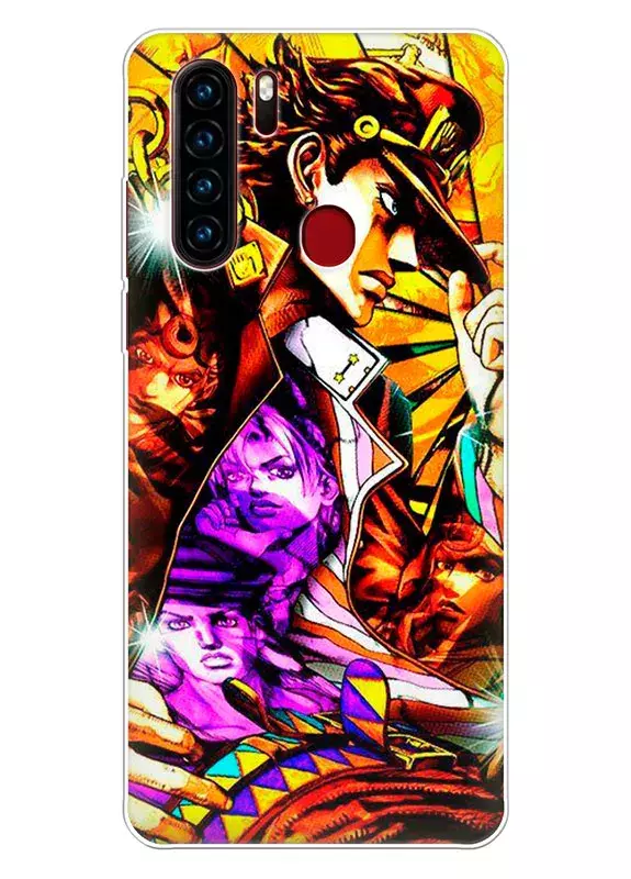 Чехол для Blackview A80 Pro - JoJo’s Bizarre Adventure Джотаро Куджо в зеркальном стиле