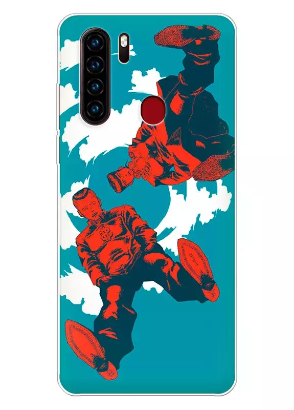 Чехол для Blackview A80 Pro - JoJo’s Bizarre Adventure Джоске Хигашиката и Окуясу Ниджимура 