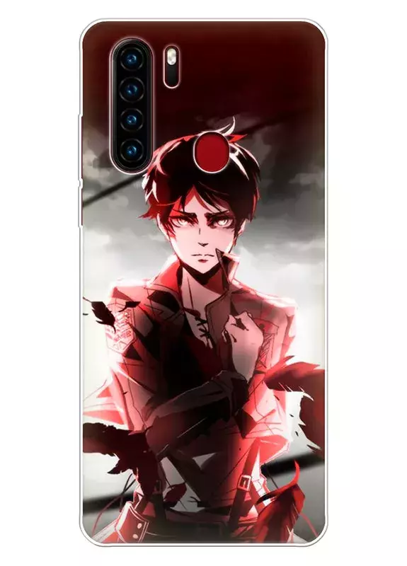 Blackview A80 Plus чехол - Атака на титанов Attack on Titan кровавый взгляд Эрена Йегера