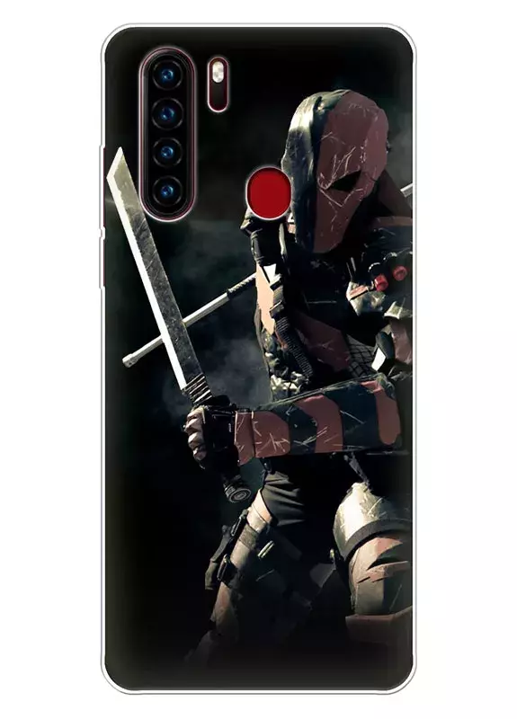 Blackview A80 Plus чехол - Детстроук Комикс DC Comics Deathstroke Слэйд Уилсон с мечем в тени 