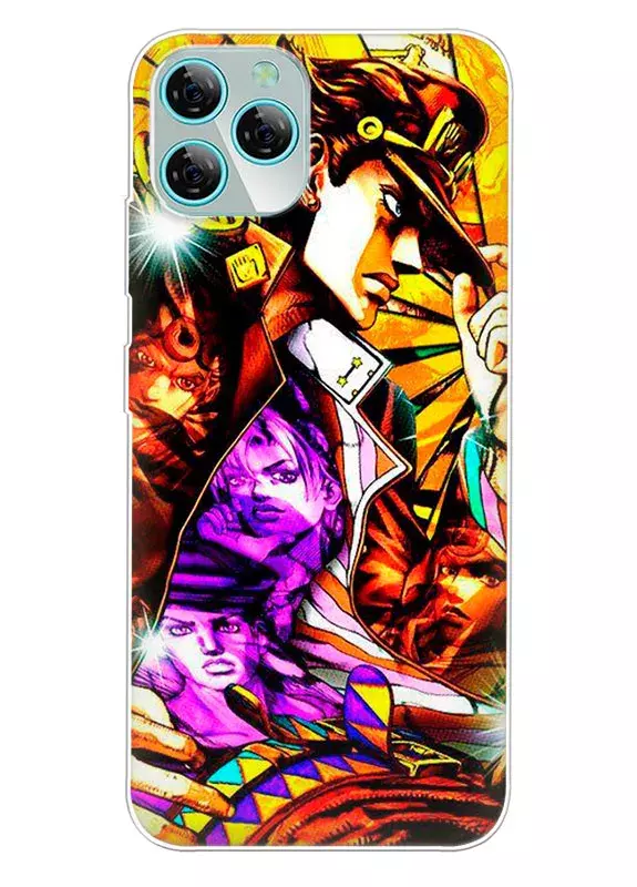 Чехол для Blackview A95 - JoJo’s Bizarre Adventure Джотаро Куджо в зеркальном стиле