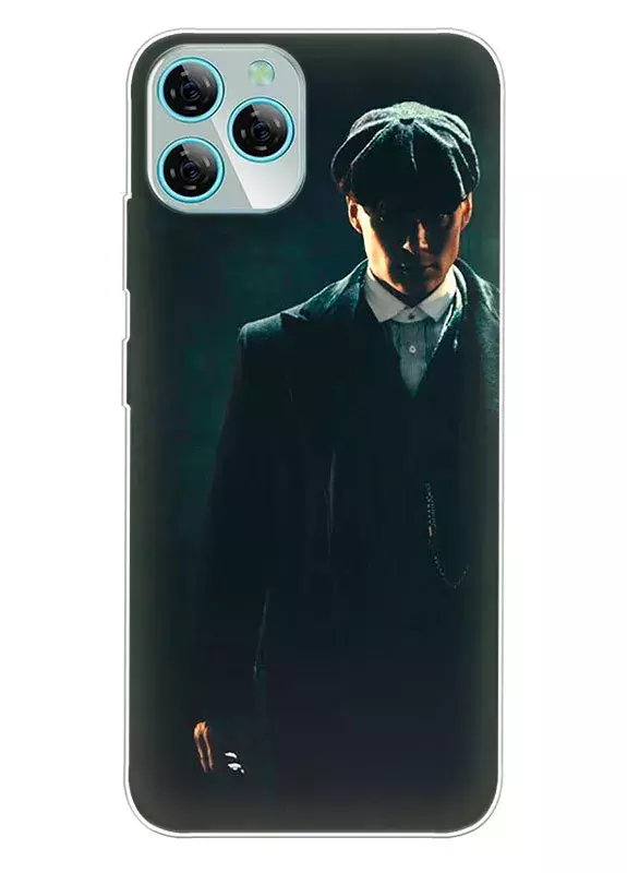 Чехол для Blackview A95 - Peaky Blinders Томас Шелби Киллиан Мерфи в тени, Острые козырки