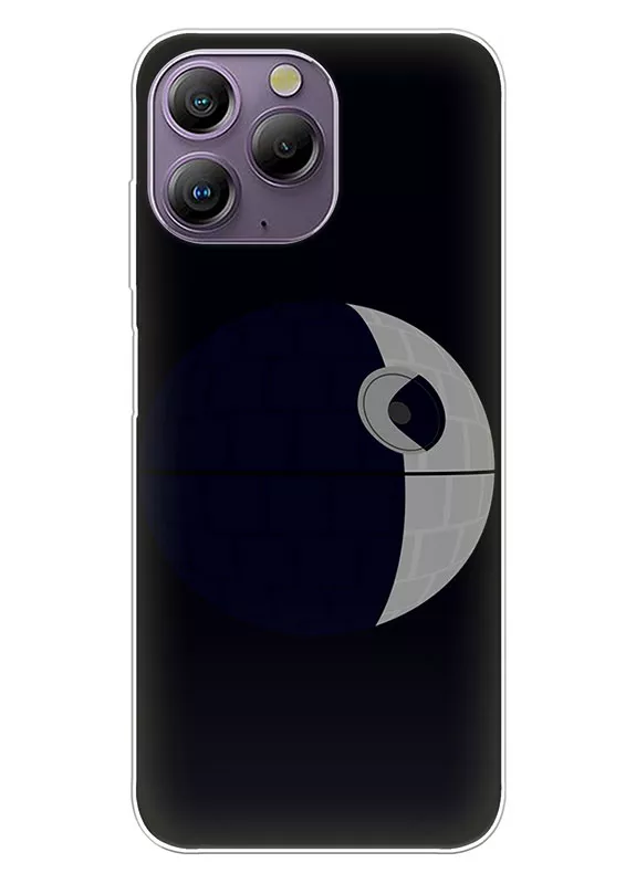 Blackview A96 чехол - Звезда Смерти Death Star вектор-арт крупным планом