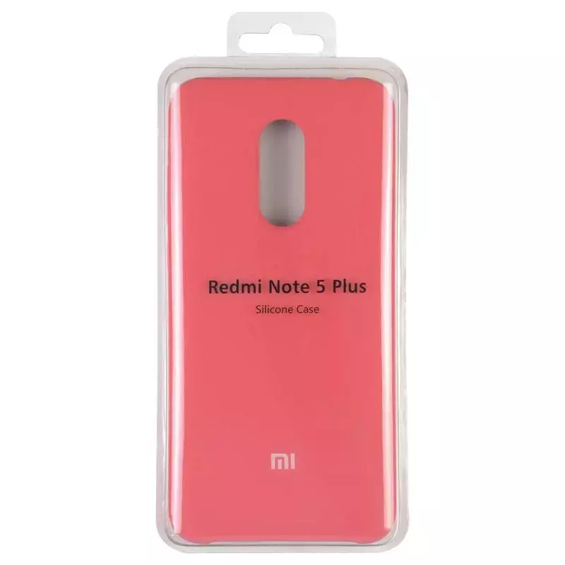 Original Soft Case Xiaomi Redmi 5 Plus Rose Red (25)