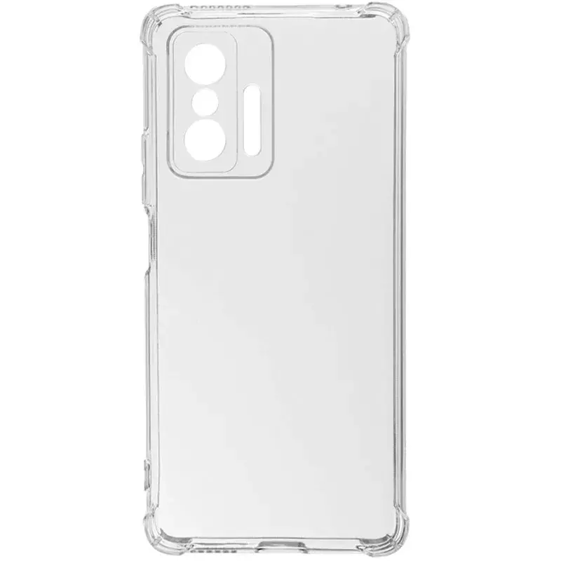 TPU чехол GETMAN Ease logo усиленные углы Full Camera для Xiaomi 11T Pro || Xiaomi 11T, Бесцветный (прозрачный)
