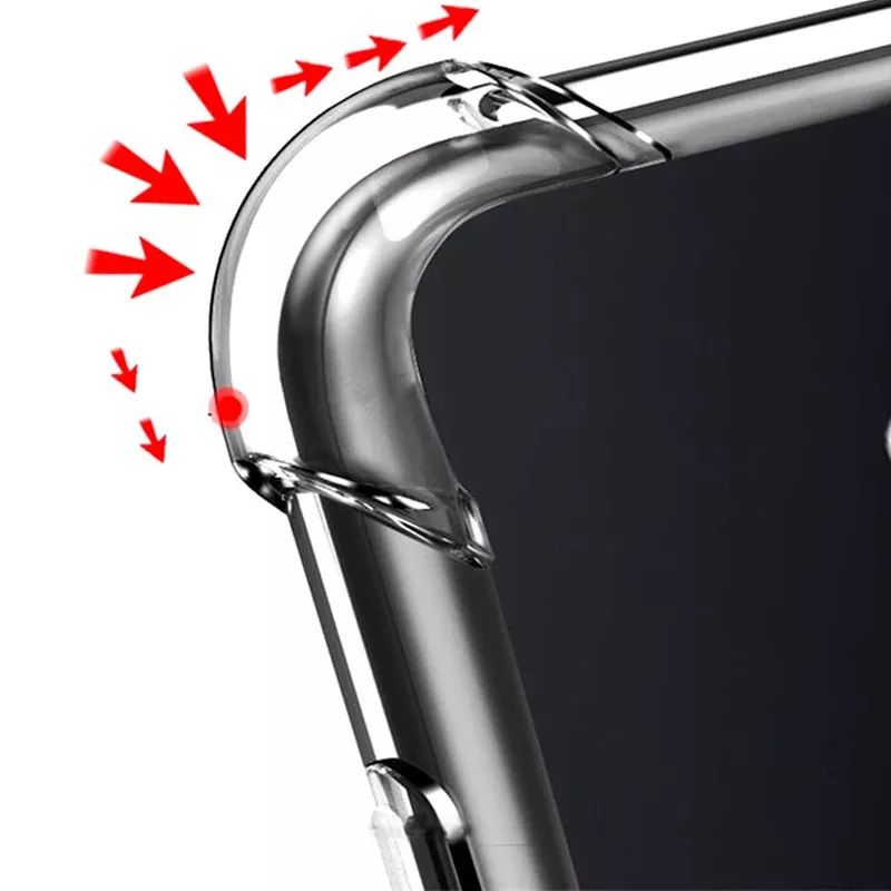 TPU чехол GETMAN Ease logo усиленные углы Full Camera для Xiaomi 11T Pro || Xiaomi 11T, Бесцветный (прозрачный)