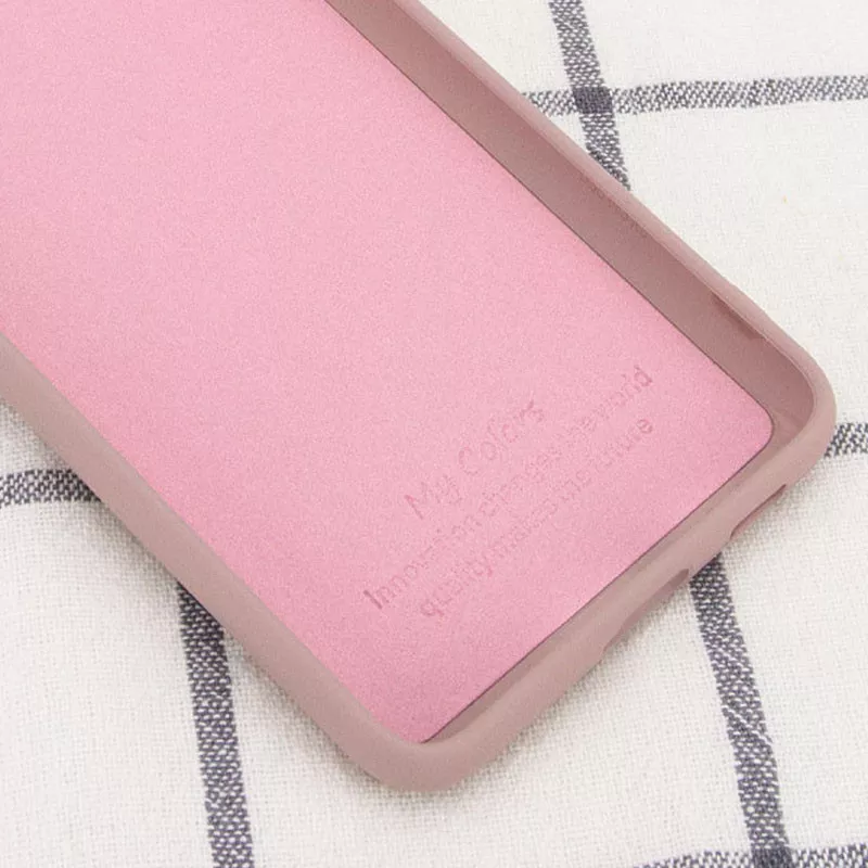 Чехол Silicone Cover Full without Logo (A) для Huawei Y6p, Розовый / Pink Sand