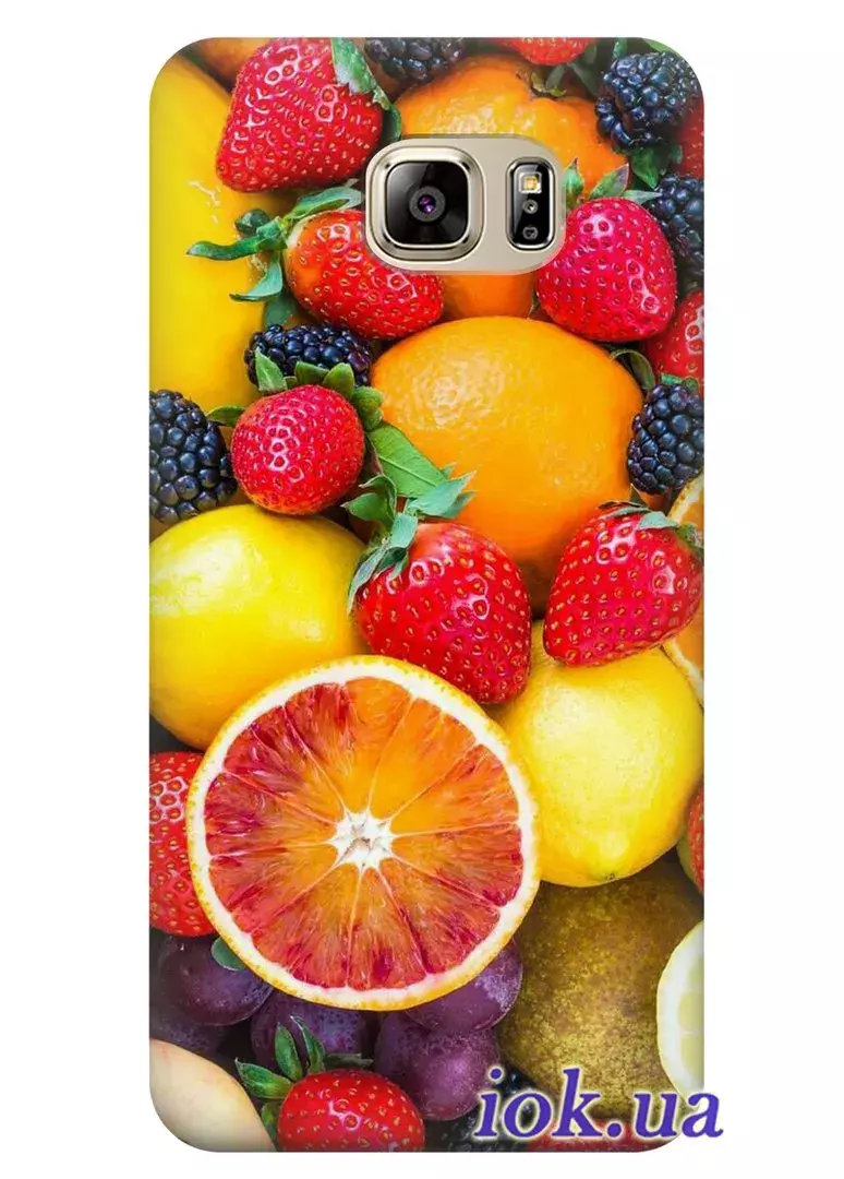 Чехол для Galaxy S7 - Летние фрукты